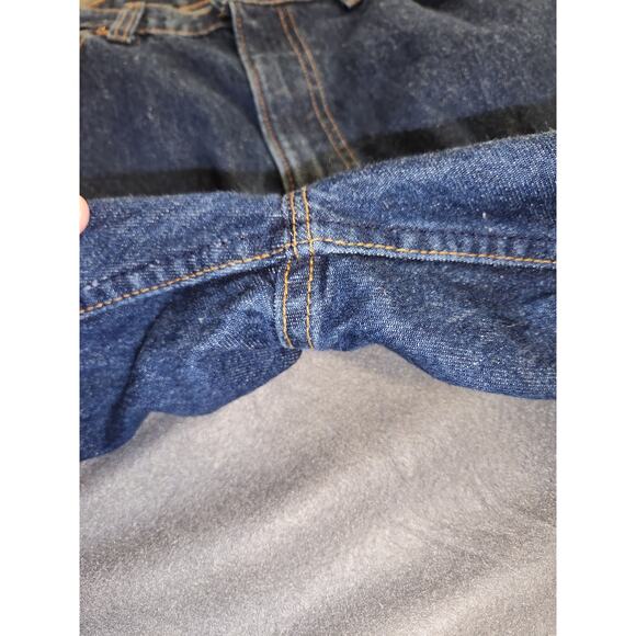LEVI STRAUSS Vtg USA Orange Tab 509 Jeans Mens Tag 36 x 33 Fits 34 x 33 Straight - Picture 10 of 12
